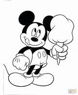 Coloring Pages Mickey Print Getcolorings sketch template