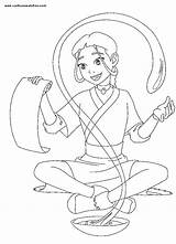 Avatar Airbender Last Sokka Coloring Pages Drawings Clip sketch template