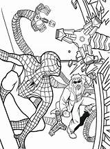 Octopus Coloring Doctor Pages Dr Man Spider Vs Getcolorings Terrific sketch template