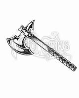 Axe Weapons Vectorified Clipground Vectorgenius Armory sketch template