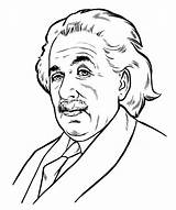 Albert Einstein Coloring Pages Printable Choose Board sketch template