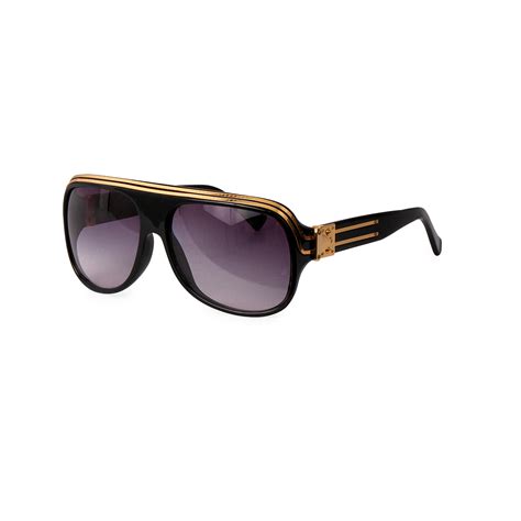 Louis Vuitton Acetate Frame Millionaire Sunglasses Black