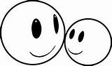 Emoticon Emoticons Feelings Understands Circle sketch template