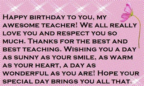 Teacher Happy Birthday Wishes And Quotes Happy Birthday Wishes