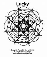 Coloring Pages Lucky Mantra Mandalas sketch template