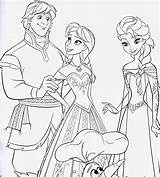 Frozen Pages Coloring Printable Disney Sheets Print Movie Color Princess Princesses Anna Elsa Hans Characters Sheet Colorear sketch template