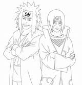 Itachi Jiraiya Naruto Pages Coloring Uchiha Lineart Smiling Printable Deviantart Anime Choose Board Drawings sketch template