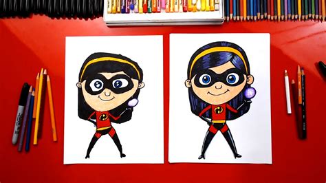 How To Draw Violet From Disney Incredibles 2 Art For