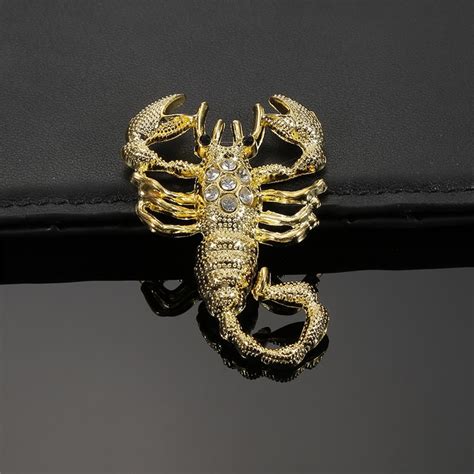 hot sale funny 3d scorpion car styling sticker cool metal scorpion car