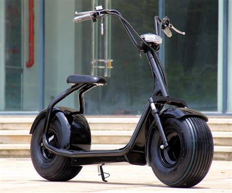 2000w 60v Electric Wide Fat Tire Kick Scooter Electric