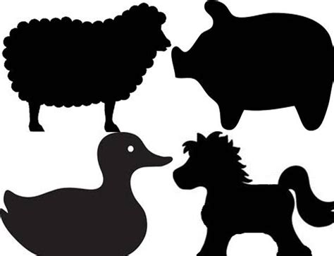 printable farm animal cutouts  printable