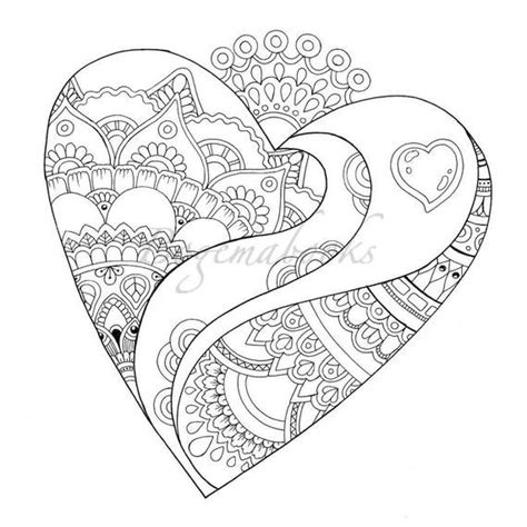 valentine  love adult coloring book valentines day etsy