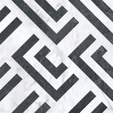 black white maze marmor feature floor xcm black  white