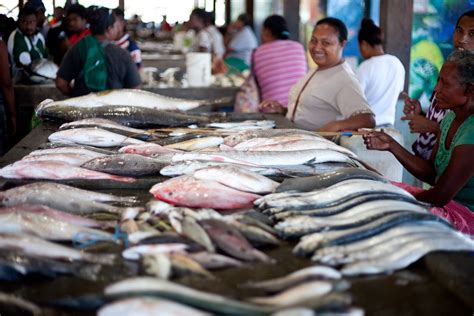 koki fish market papua  guinea