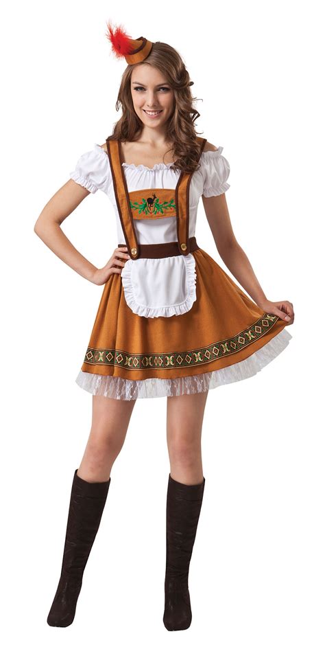 traditional deluxe bavarian girl ladies fancy dress