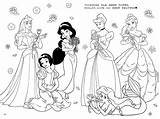 Princess Coloring Pages Outline Colouring Colorine Print sketch template