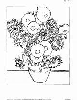 Gogh Colouring Impressionism Impressionist Appreciation Printablecolouringpages sketch template