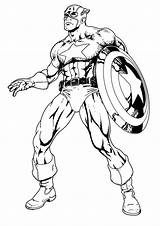 Captain America Coloring Pages Kids Printable Color Superhero Print Maatjes Bodybuilding Avengers Drawing Addiction Book Tegninger Spiderman Anglican Rod Hot sketch template