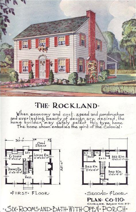image result  colonial floor plan small colonial house plans vintage house plans colonial
