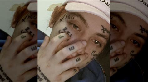 every lil xan face tattoo explained