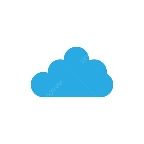 blue clouds clipart transparent png hd blue cloud logo design icon