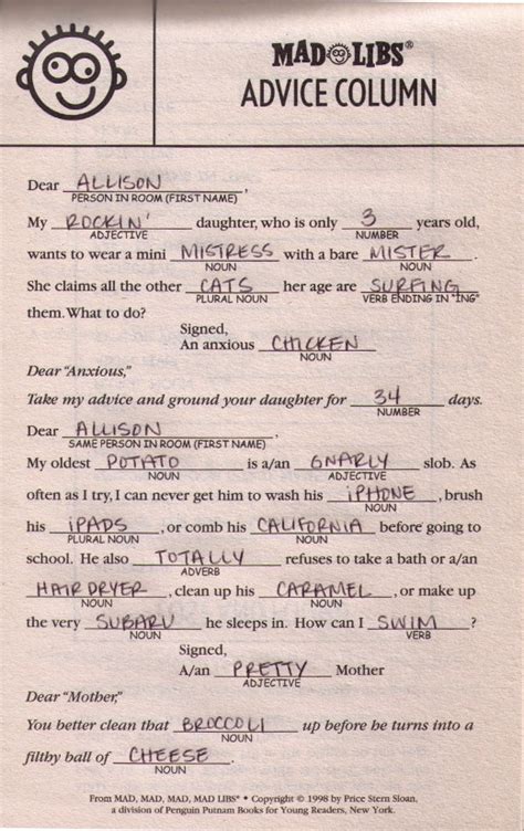 images  dirty mad libs printable dirty mad libs mad libs