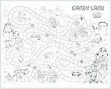 Board Coloring Game Candyland Pages Template Sheets Printable Getdrawings Drawing Getcolorings Color sketch template