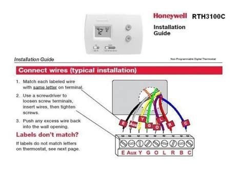 honeywell thermostat installation  wires troutfishingcr