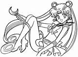 Sailor Moon Coloring Pages Printable Kids sketch template