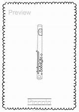 Woodwind Trace sketch template