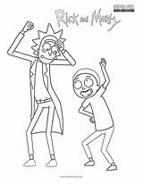 Morty Rick Coloring Pages Drawing Fun Pickle Adult Book Cartoon Drawings Books Superfuncoloring Print Choose Board sketch template