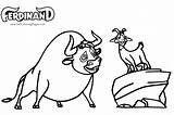 Ferdinand Coloring Pages Disney Printable Movie Lupe Print Size sketch template