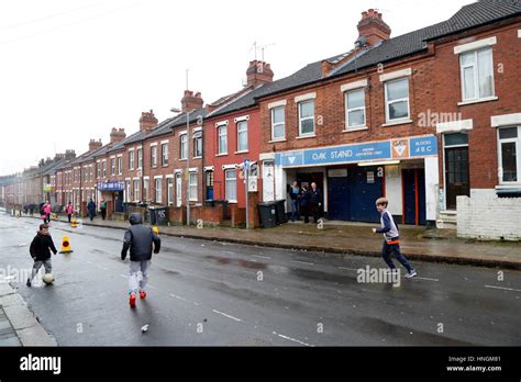 children playing football   street  kenilworth road home