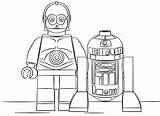 Star Wars C3po Lego Coloring Pages Printable Kids sketch template