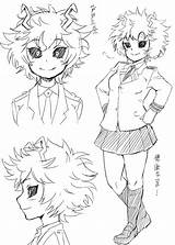 Mina Boku Mha Ashido Pinky Uraraka sketch template