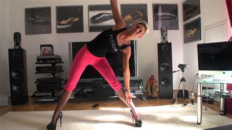 Yoga In Louboutin High Heels By Tamia Youtube