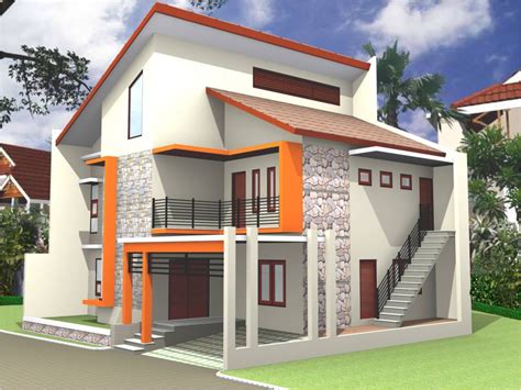 denah rumah sederhana lahan sempit desain rumah minimalis terbaru