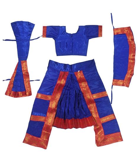 fancy dressup blue bharatnatyam dress for 4 to 6 year girls buy fancy