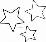 Star Coloring Pages Shooting Three Outline Pattern Drawing Stars Clipartmag Wecoloringpage Paintingvalley sketch template
