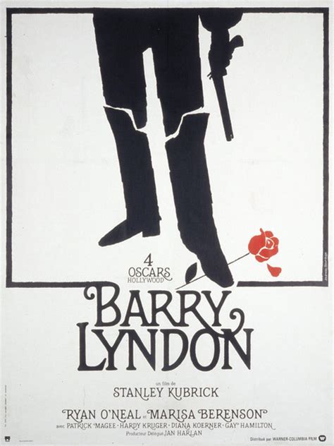 affiche française de barry lyndon stanley kubrick 1975 la