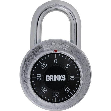 brinks home security steel dial combination lock    home depot