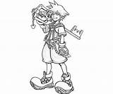 Sora Hearts Kingdom Characters Coloring Pages sketch template