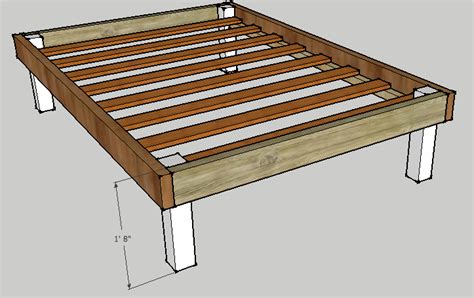 woodwork    bed frame plans  plans