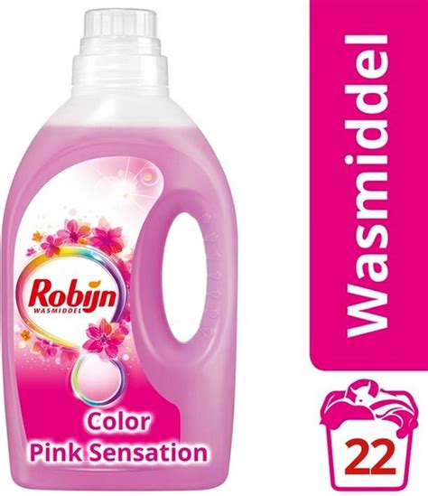robijn wasmiddel pink sensation  liter bolcom