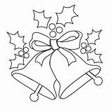 Bells Christmas Coloring Pages Popular sketch template