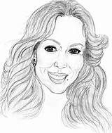 Mariah Carey Sheets sketch template