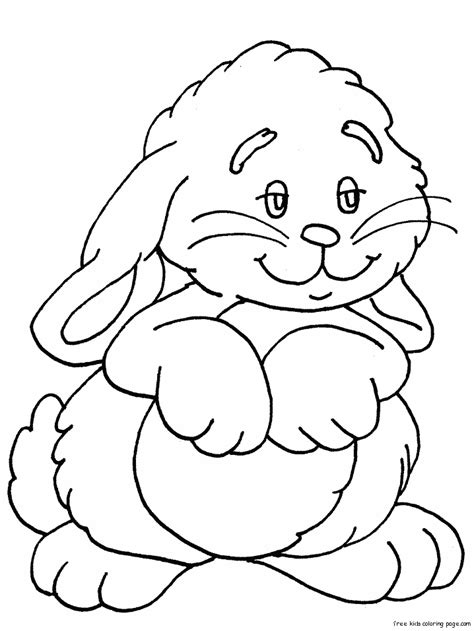 printable rabbit face colouring page  kidsfree printable coloring