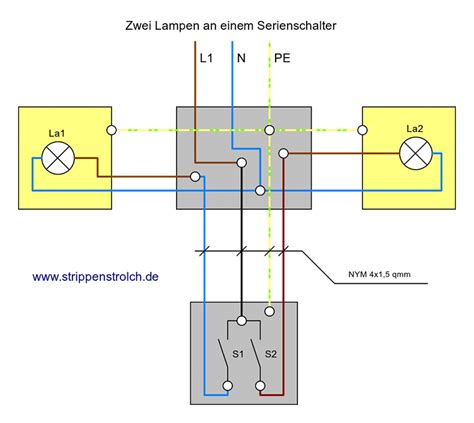 schaltplan lichtschalter lampe und steckdose wiring diagram