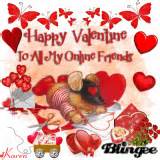 happy valentines day     friends graphic  blingeecom
