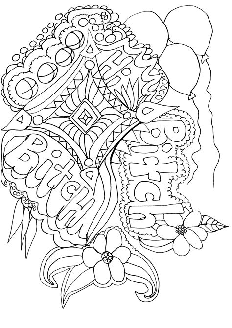 cuss coloring page images     coloring